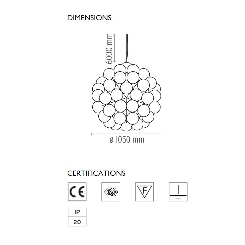 Подвесной светильник Flos Taraxacum 88 S2 F7440000