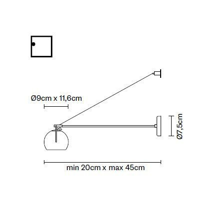 Бра Fabbian Beluga Colour D57 D03 41