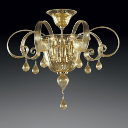 Потолочный светильник Vetri Lamp 910/PL Oro 24Kt