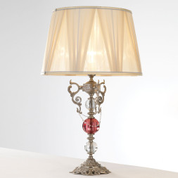 Настольная лампа Euroluce Lyra LG1 Silver Antique rose