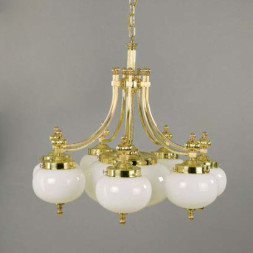 Люстра Orion LU 1320/7+1 MS/328/330 opal glanzend