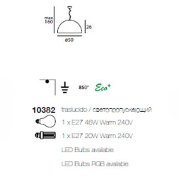 Подвесной светильник Linea Light Ohps! 10382