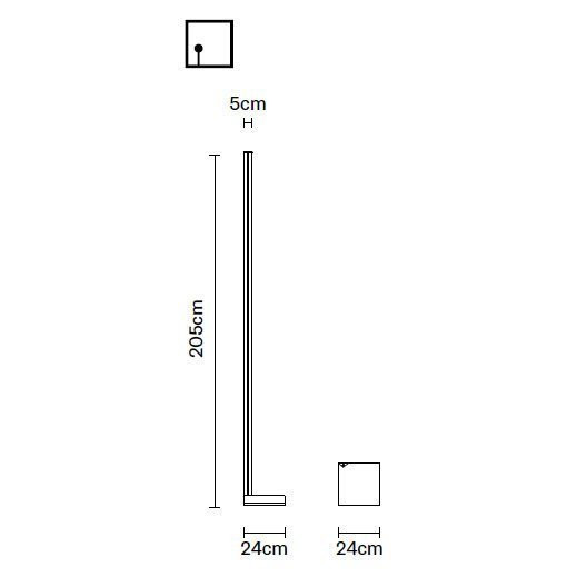 Торшер Fabbian Pivot F39 C01 75