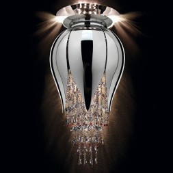 Настенный светильник Beby Group Bouquet 5200A04 Chrome Silver Grey Red