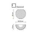 Настенный светильник Fabbian Diamond D82 D99 00