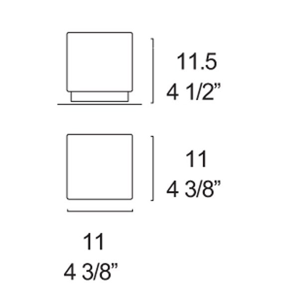 Настольная лампа Leucos CUBI ZERO 11 0002029