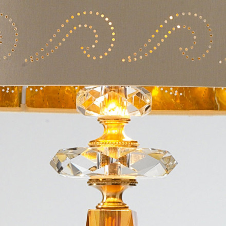 Настольная лампа Euroluce Perseo LG1 Gold Amber