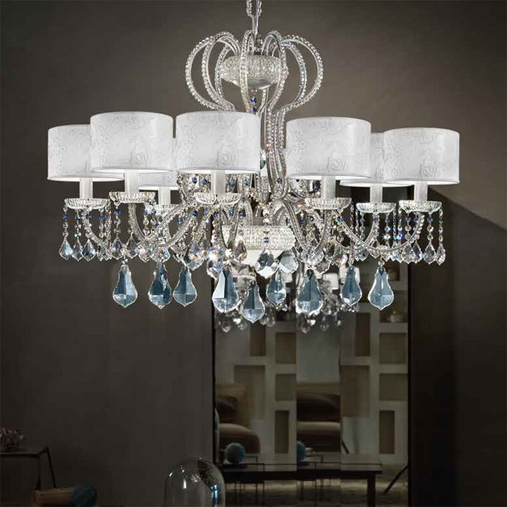 Люстра Masiero Gala 8+2 /V97/ PIZ/17/WH