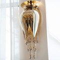 Настенный светильник Beby Group Bouquet 5200A04 Light gold Golden Portofino Acquamarine