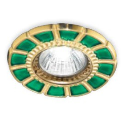Встраиваемый спот (точечный светильник) Renzo Del Ventisette FA 14395/1 DEC. OL GREEN