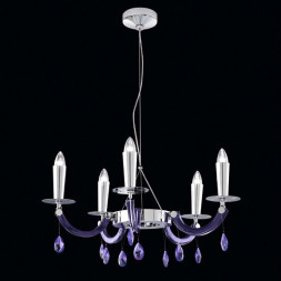 Люстра Beby Group Privilege 0240B01 Chrome Blue Greece SW Blu Violet