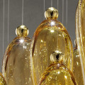 Потолочный светильник Euroluce Abstract 60 gold Amber