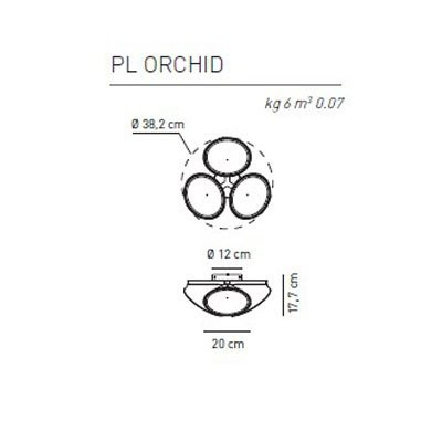 Потолочный светильник Axo Light Orchid PL ORCHID BC XX LED