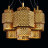Подвесной светильник Sylcom Casa Blanca 0263 GOL + KIT 0262