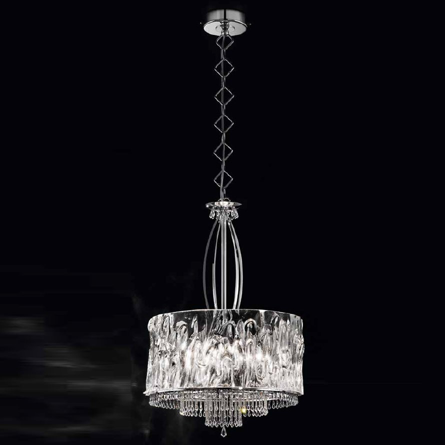 Подвесной светильник IDL Crystal blade 512/5SG Chrome