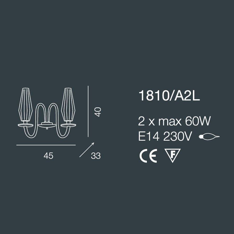 Бра Bellart Karma 1810/A2L 05/P09