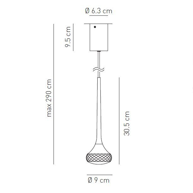 Подвесной светильник Axo Light Fairy SP FAIRY SPFAIRYXCSCRLED