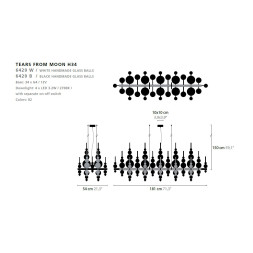 Люстра Ilfari Tears from Moon H34 13151