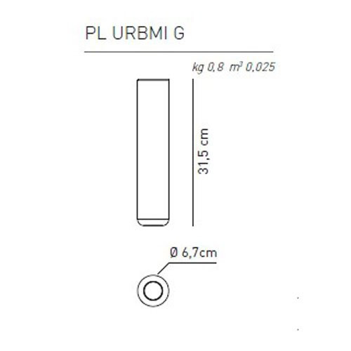 Потолочный светильник Axo Light Urban &amp; Urban mini PL URB MI G BC XX LED
