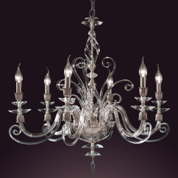 Люстра Euroluce Alicante Satin L6 Silver