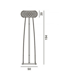 Торшер Foscarini Caboche 138003 52