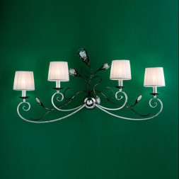 Бра MM Lampadari Pavone 6920/A4 V2556 With White Organza