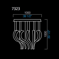 Подвесной светильник Barovier&amp;Toso Swing 7323/CC