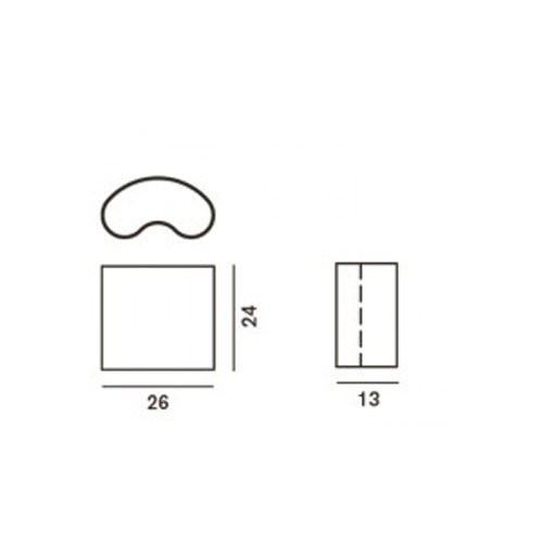 Настенный светильник Foscarini Double 069005 51