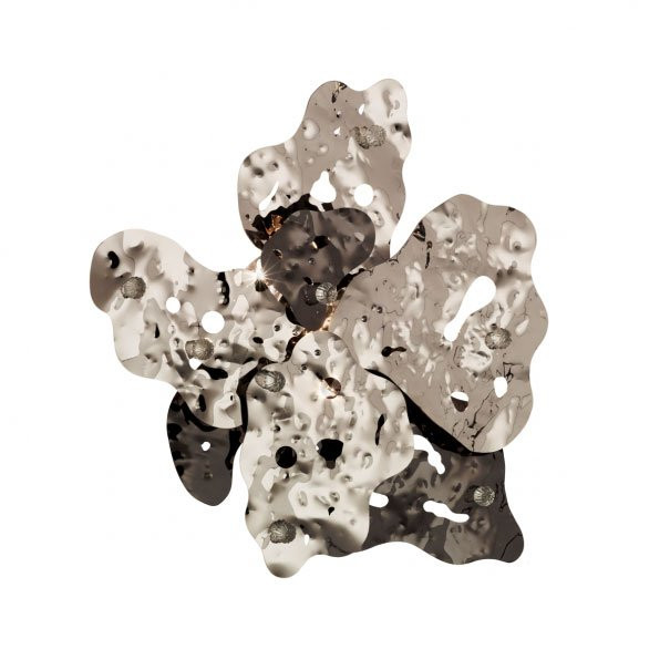 Настенный светильник IDL Leaves 605/5A black nickel