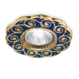 Встраиваемый спот (точечный светильник) Renzo Del Ventisette FA 14397/1 DEC. OL BLUE