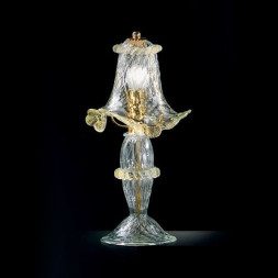 Настольная лампа Vetri Lamp 87/L Cristallo/Oro 24Kt