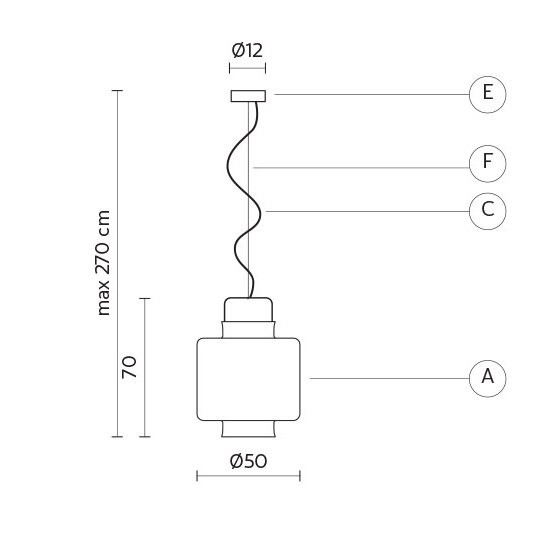 Подвесной светильник Karman Kimono SE635V-INT