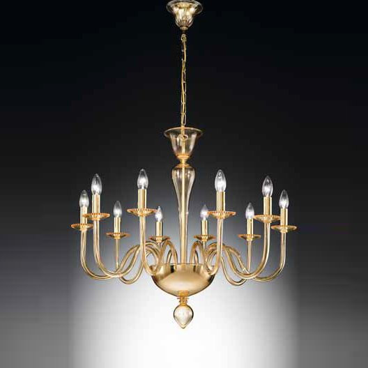 Люстра Vetri Lamp 1175/10 Ambrato