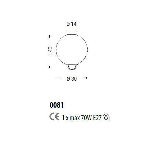Потолочный светильник Sylcom Jupiter 0081 K TOP