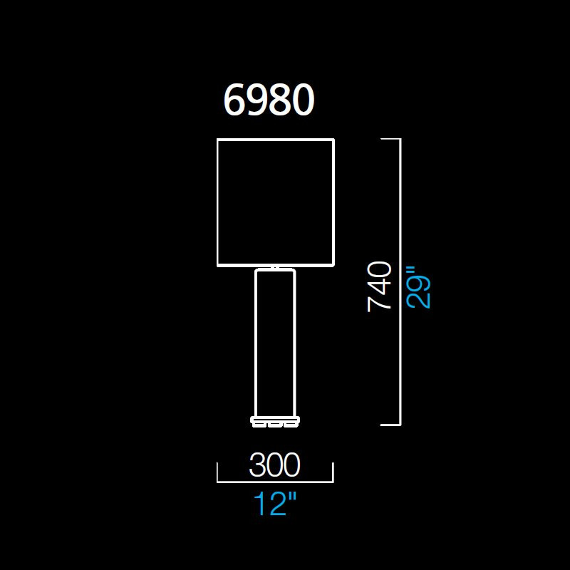 Настольная лампа Barovier&amp;Toso Lisa 6980/AL/NN