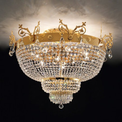 Потолочный светильник Masiero Impero &amp; Deco VE 849 PL12 CUT CRYSTAL