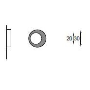 Спот (точечный светильник) IlParalume MARINA 7711 2107/P