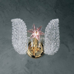 Бра Vetri Lamp 142/A Cristallo/Rosa