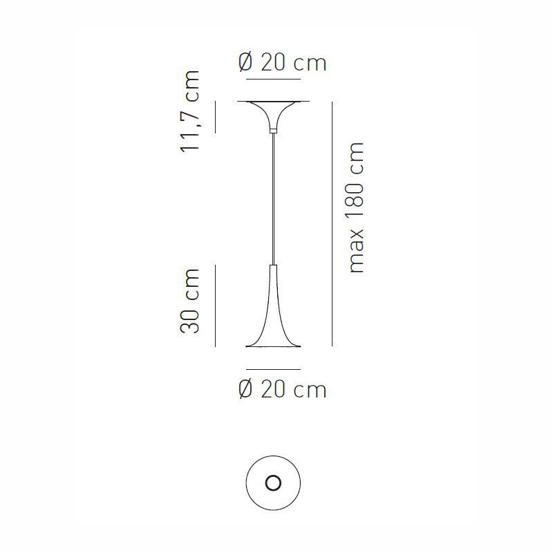 Подвесной светильник Axo Light Nafir SP NAFIR 1 CR BC SPNAFIR1CRBCGU1