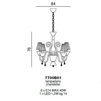 Люстра Beby La Femme 7700B01 Gold Golden Teak 322 SW Golden Teak