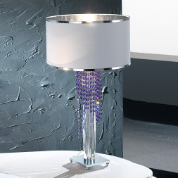 Настольная лампа Euroluce Venice Superlux LG1 silver blue violet