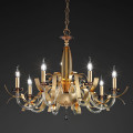 Люстра Euroluce Nuage L6 Gold Amber