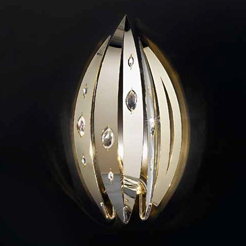 Настенный светильник IDL Crystal Palm 470/2A Gold