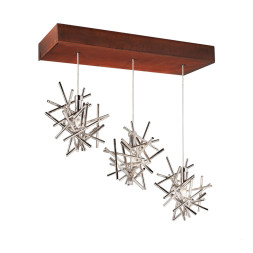 Настенный светильник IDL Stardust 610/3A rusty + pure steel