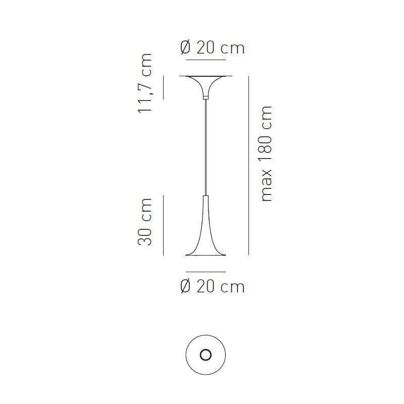 Подвесной светильник Axo Light Nafir SP NAFIR 1 SPNAFIR1ROBCGU1