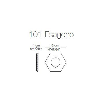 Встраиваемый спот (точечный светильник) La Murrina Spot 101 esagono YY-3L