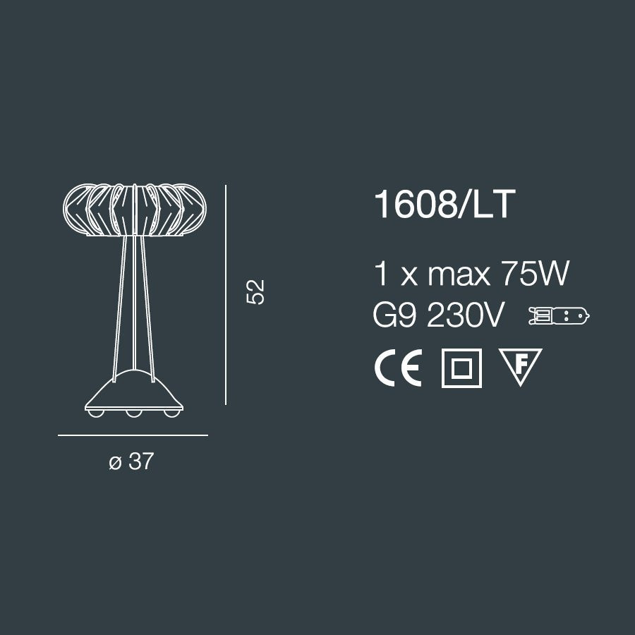Настольная лампа Bellart Moon 1608/LT 05/P06