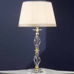 Настольная лампа Euroluce Alicante LG1 gold Clear shade