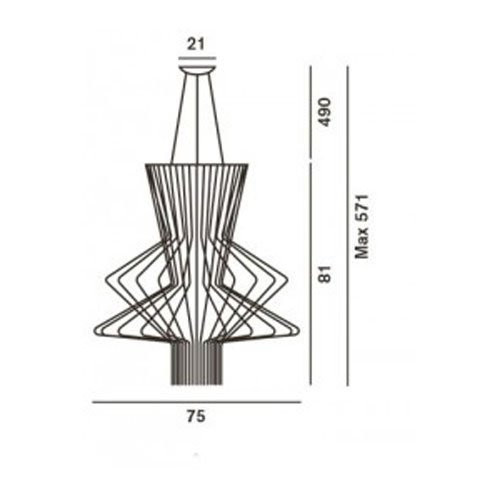 Подвесной светильник Foscarini Allegretto 1690071 20