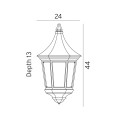 Уличный настенный светильник Norlys Venedig 261B